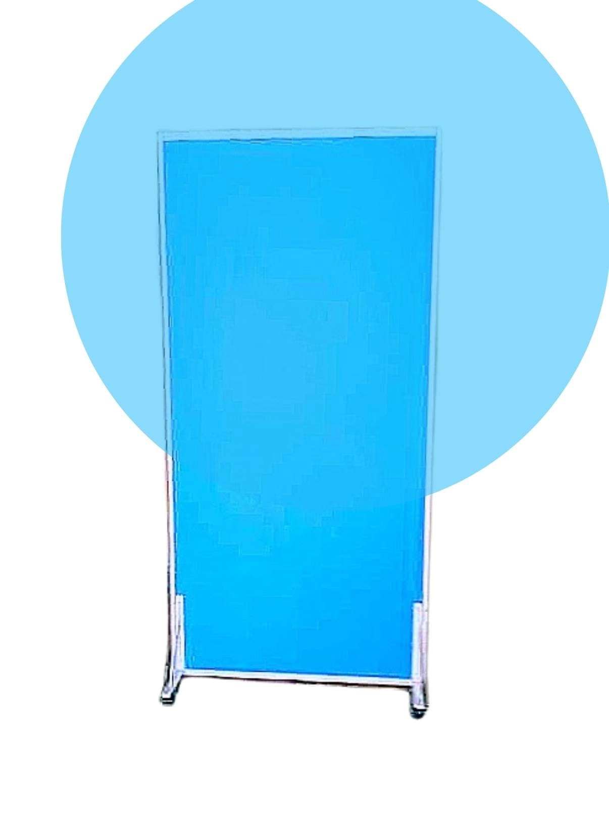 Parawan ochronny do RTG ołowiany 0.50mmPb 100x200cm  PEŁNY