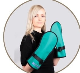 Rękawice ochronne Rtg przed promieniowaniem X 0.25