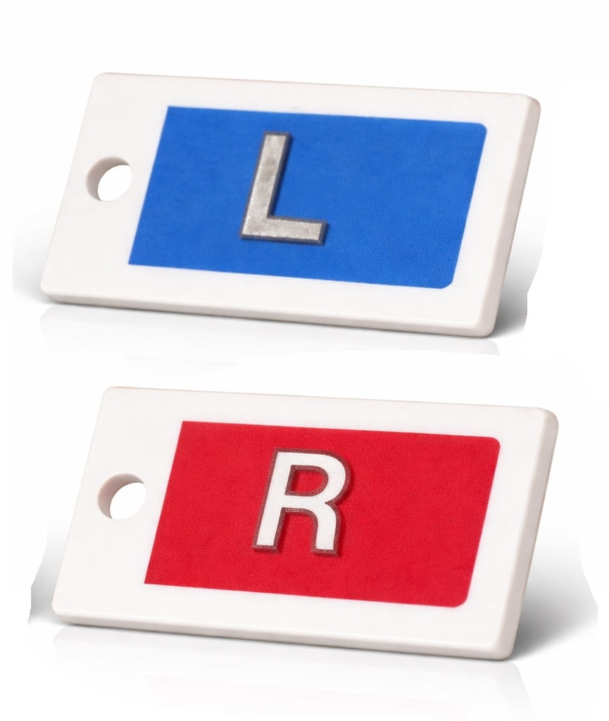 Markery rtg literki rentgen ołowiane wskaźniki LR  małe